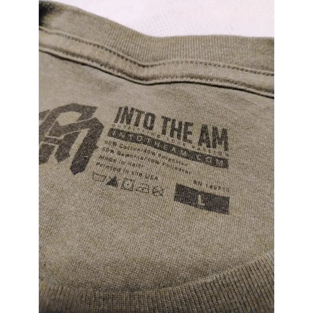 Into the AM Large WOLF Short Sleeve T Shirt Casual Street Wear - Picture 4 of 5